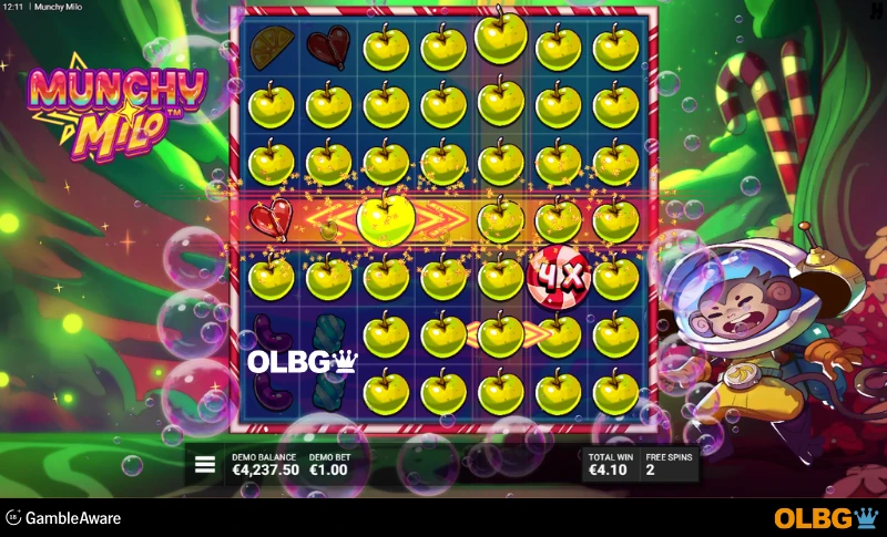 Munchy Milo slot Gravity Groove feature screenshot