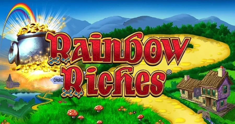 Rainbow riches slot game logo