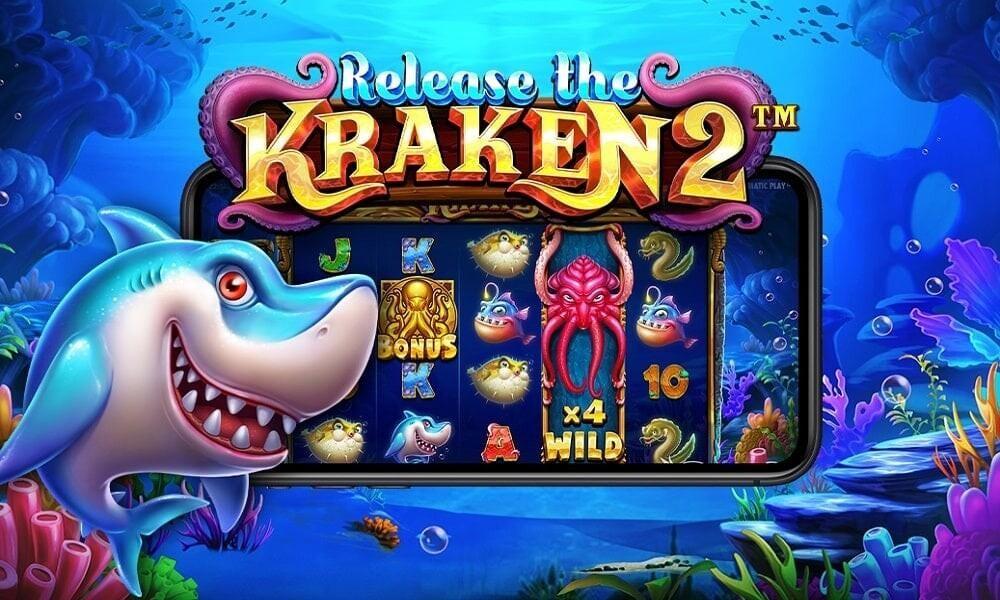 release the Kraken Slot Game Logo