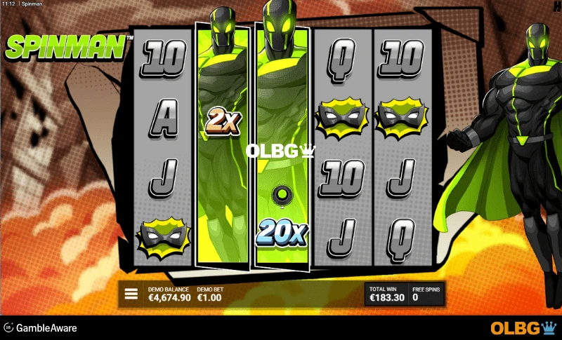 Spinman slot Spinfinity Bonus feature screenshot