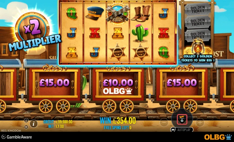 Steamin’ Reels slot Free Spins feature screenshot