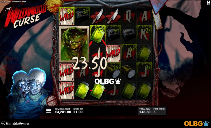 The Wildwood Curse slot The Playground feature screenshot