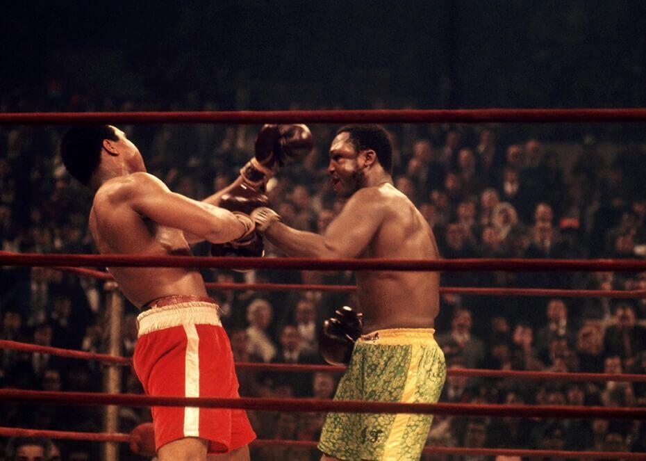 scene from the Fight of the Century at Madison Square Garden