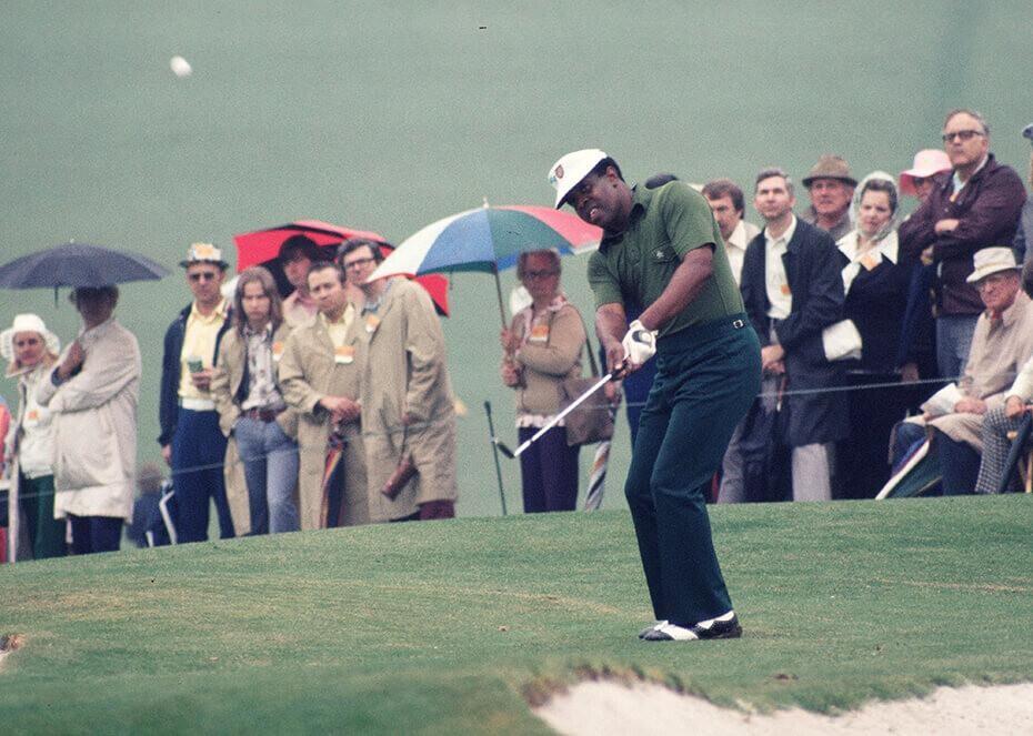 Lee Elder became the first Black golfer to play in the Masters at Augusta National Golf Club