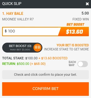 Neds bet Boost