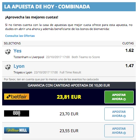 gana futbolcombi 23oct